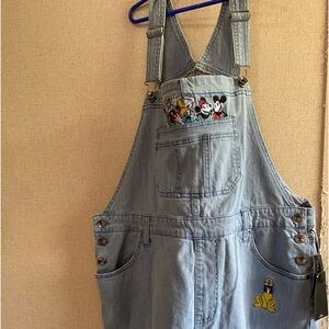 Hot Topic Disney overall shorts